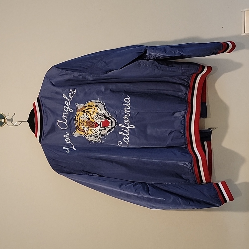 Forever 21 purple tiger california bomber jacket souvenir jacket XXL